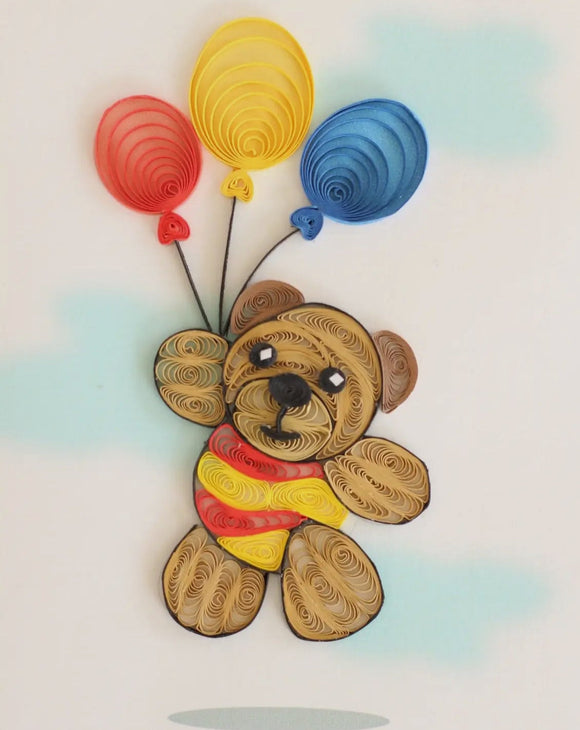 Beary Special Quilling Card