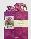Orchid Oasis Freshcut Paper Flower Card