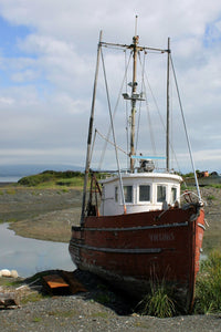 Alaska Fishing Boat Card