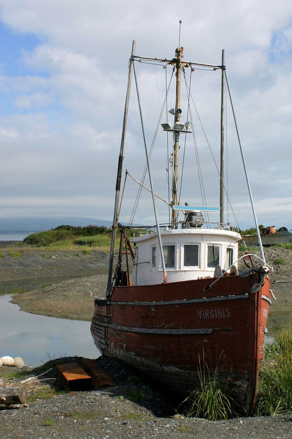 Alaska Fishing Boat Card