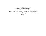 Santa Fe Buffalo Sculpture Holiday Card