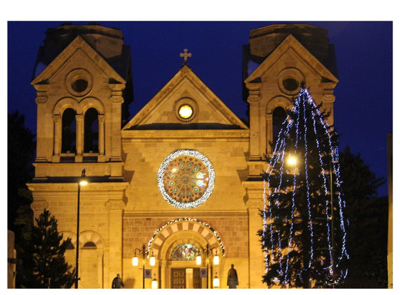 Santa Fe Cathedral Holiday Card