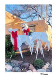 Deer Sculpture Holiday Card