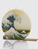 The Great Wave Circle Flatzy Candle
