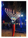 Menorah on the Plaza Hannukah Card