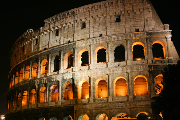 Colosseo at Night (Blank Card)