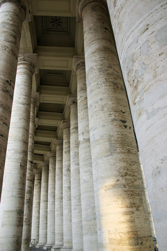 Columns at St. Peter's (Blank Card)