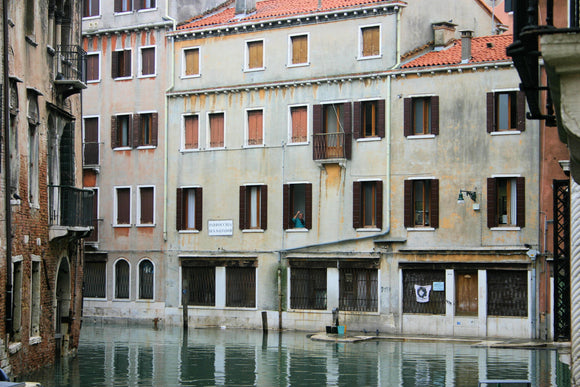 Houses in Venice (Blank Card)
