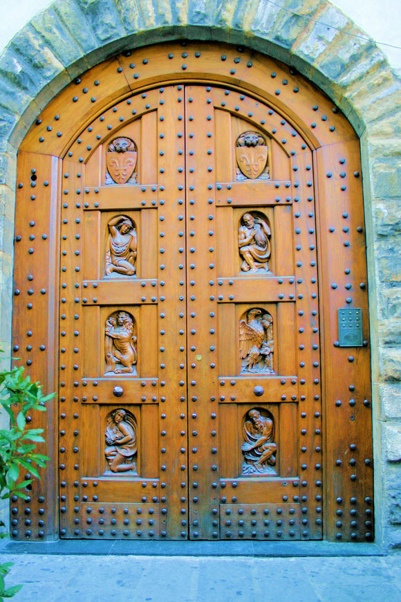 Door in Florence (Blank Card)