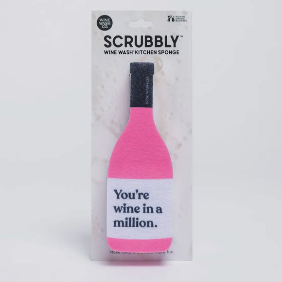 Scrubbly Sponge - You're Wine in a Million