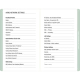 Eucalyptus Internet Address and Password Logbook