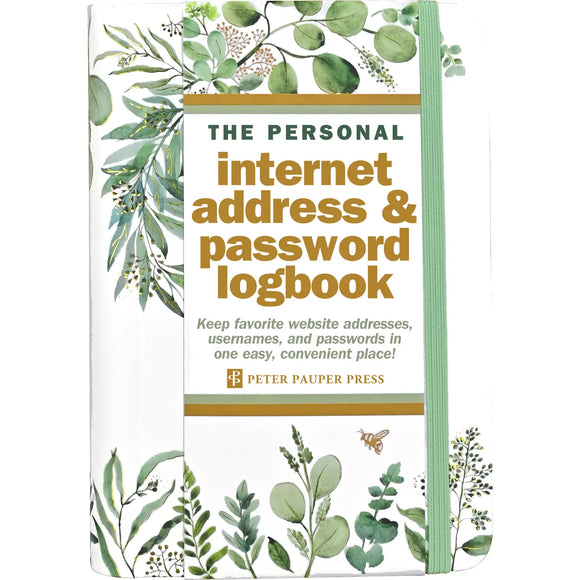 Eucalyptus Internet Address and Password Logbook