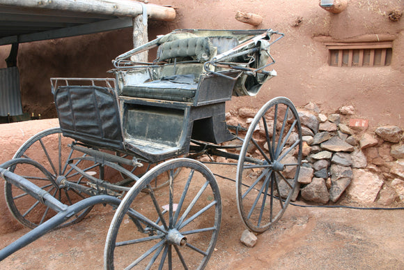 Las Golondrinas Carriage (Blank Card)