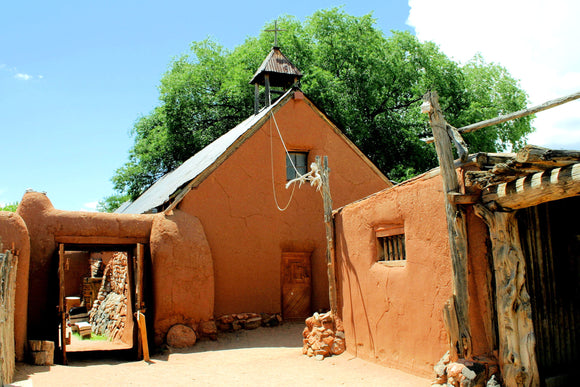 Las Golondrinas Church (Blank Card)