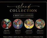 Artful Scents Mini Tin Candle Gift Collection (Island Collection)