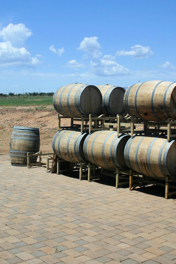 Wine Barrels (Blank Card)