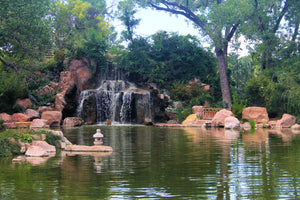 Pond and Waterfall (Blank Card)