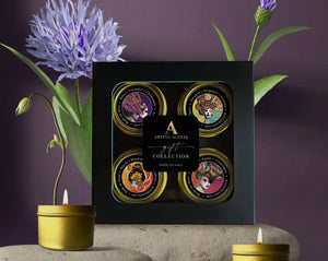 Artful Scents Mini Tin Candle Gift Collection (Classic Collection)