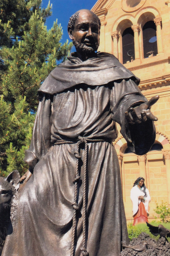 Saint Francis Statue (Blank Card)