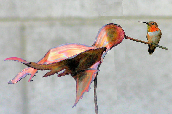 Hummingbird and Friend (Blank Card)