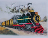 Steam Locomotive Quilling Card