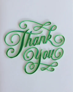 Thank You Quilling Card