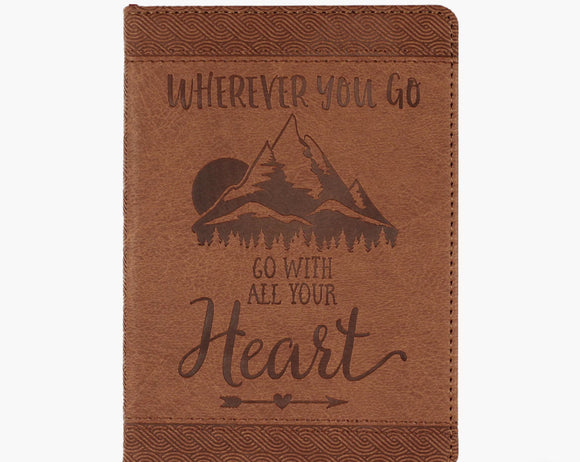 Wherever You Go, Go with All Your Heart Artisan Journal