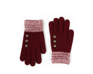 Britt's Knits Original Gloves (Wine)