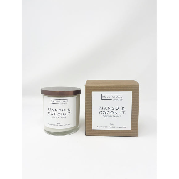 Mango & Coconut Soy Candle
