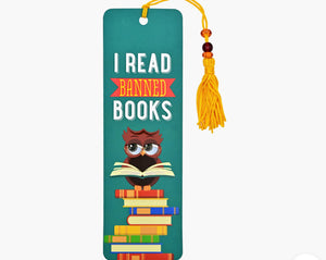 I Read Banned Books Beaded Bookmark