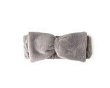 Take a Bow Ultra Plush Spa Headband (Grey)