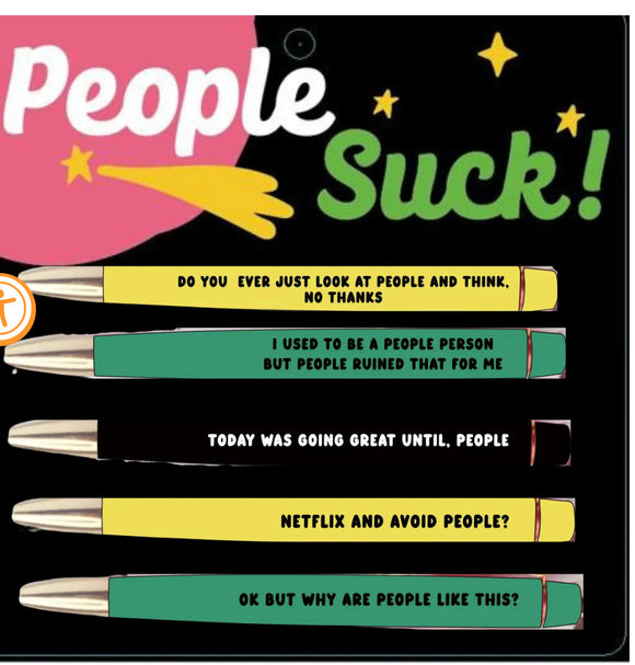 People Suck Pen Set