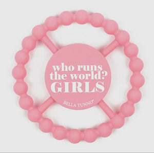 Who Runs The World Happy Teether