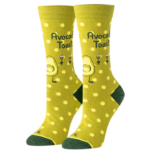 Avocado Toast Novelty Socks