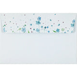 Blue Flowers Stationery Set