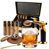 Whiskey Smoker Kit with Torch & Clear Glass