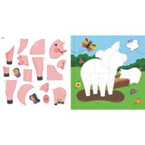 My First Color-By-Sticker Book Farm Animals