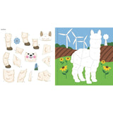 My First Color-By-Sticker Book Farm Animals
