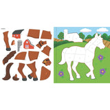 My First Color-By-Sticker Book Farm Animals