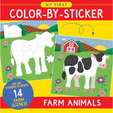 My First Color-By-Sticker Book Farm Animals