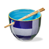 Geo Squares Noodle Bowl