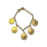 Gold Coin Bracelet