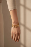 Gold Coin Bracelet