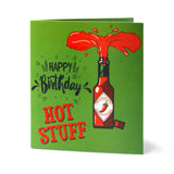 Happy Birthday Hot Stuff Socks and Card