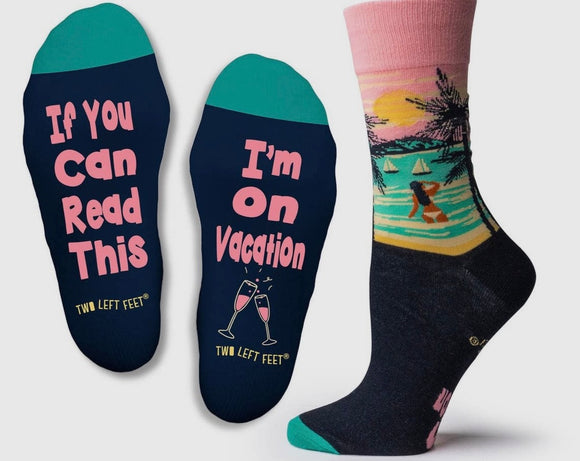I’m On Vacation Socks