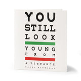You Still Look Young Birthday Socks and Card
