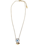 Mother of Pearl Evil Eye Necklace