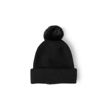 Britt's Knits Ultra Soft Pom Hat (Black)
