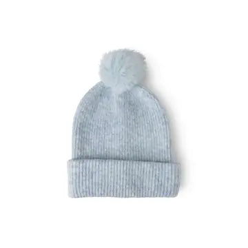Britt's Knits Ultra Soft Pom Hat (Blue)