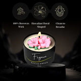 Tropical Flower Candle - Eucalyptus Scent